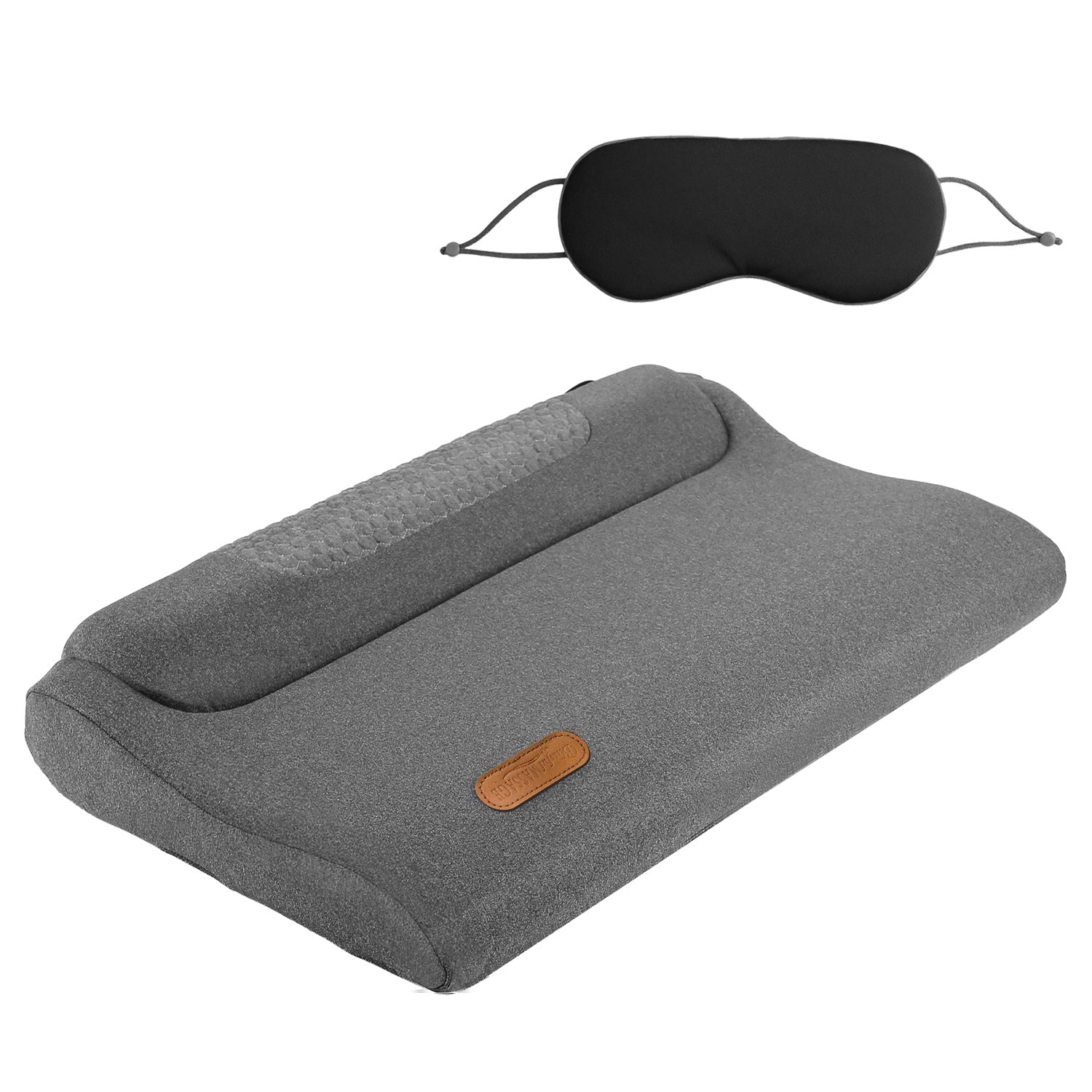 Neck & Back Massager Pillow – Heat + Vibration | USB Powered